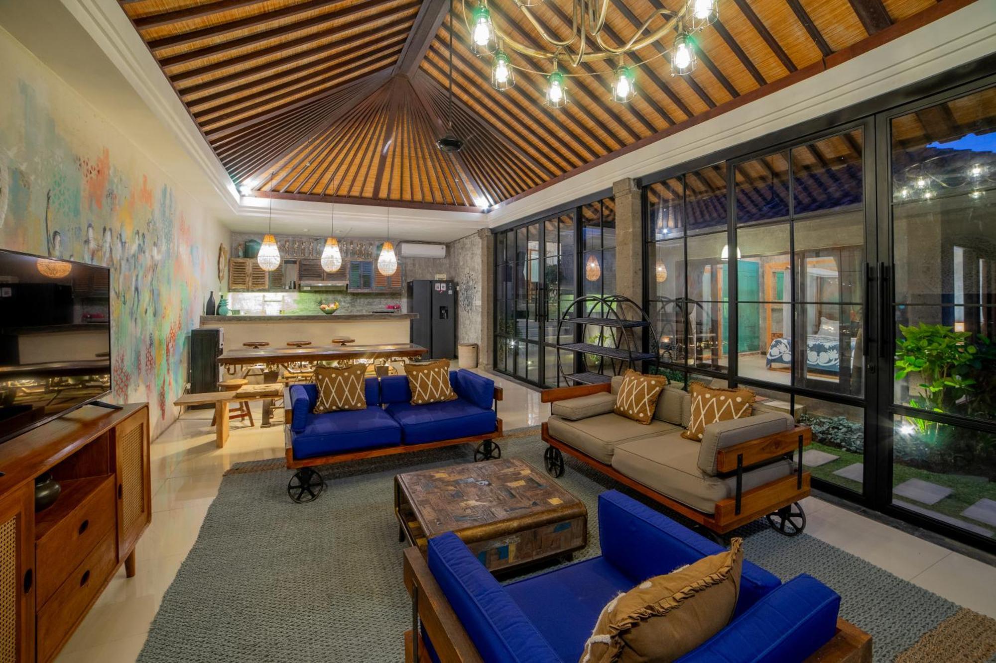 Villa Elysium Fields - Rustic Meets Industrial Chic Design Чангу Экстерьер фото