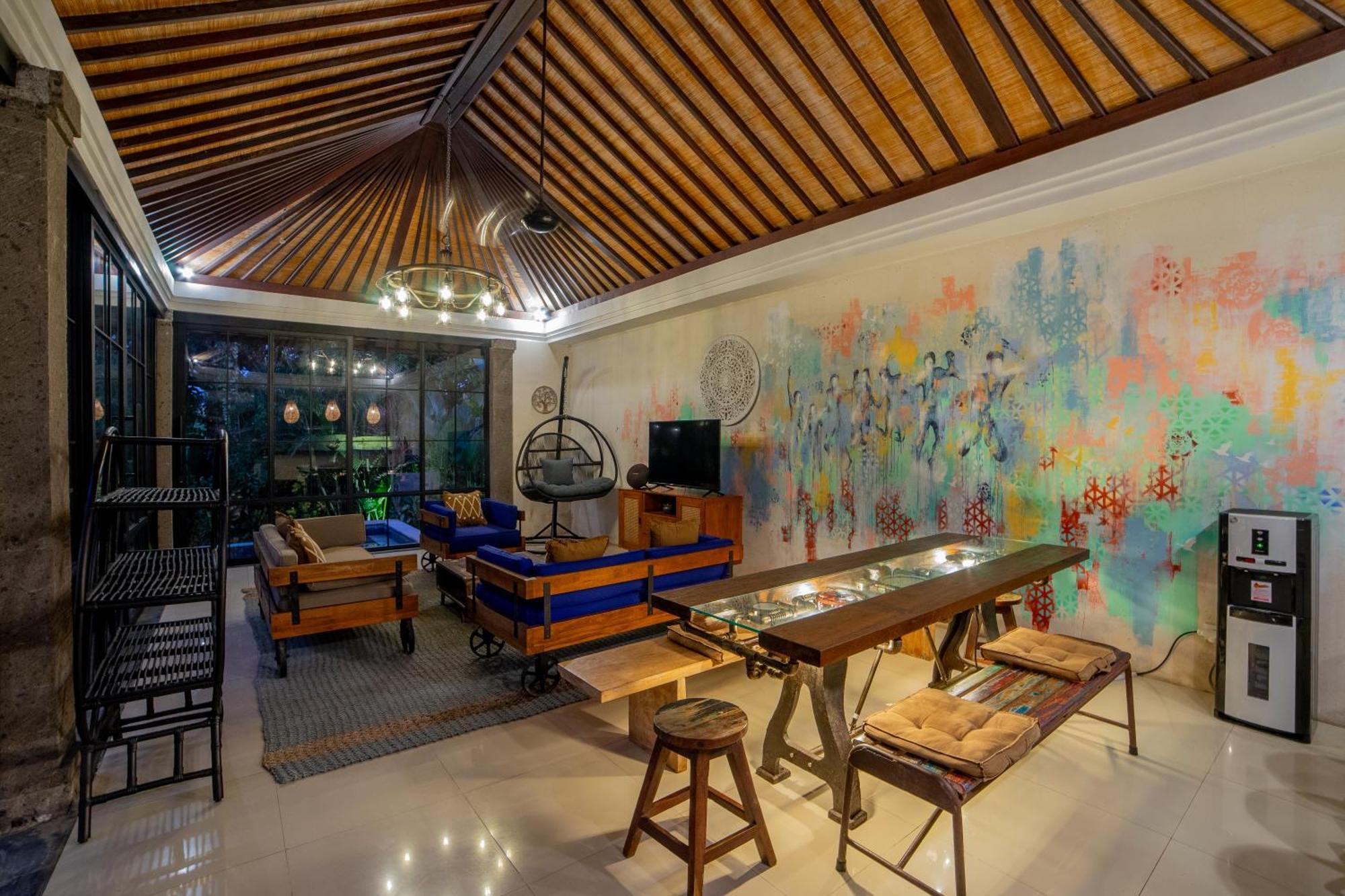 Villa Elysium Fields - Rustic Meets Industrial Chic Design Чангу Экстерьер фото